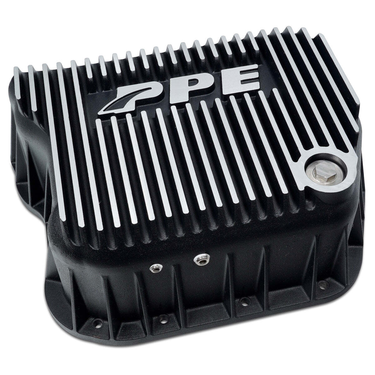 PPE Heavy Duty DEEP Aluminum Transmission Pan For 90-09 Dodge Ram 5.9L – Brushed