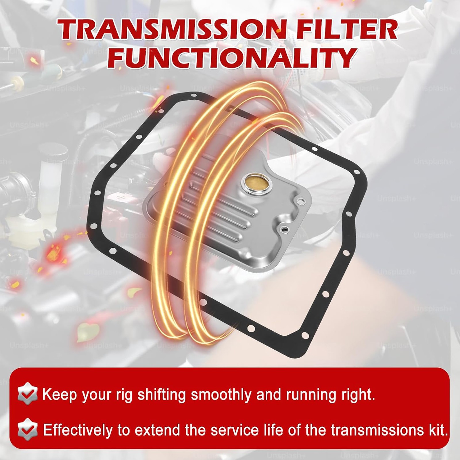 Automatic Filter Transmission With Kit Gasket 35330-08010 For 2003-2013 Toyota