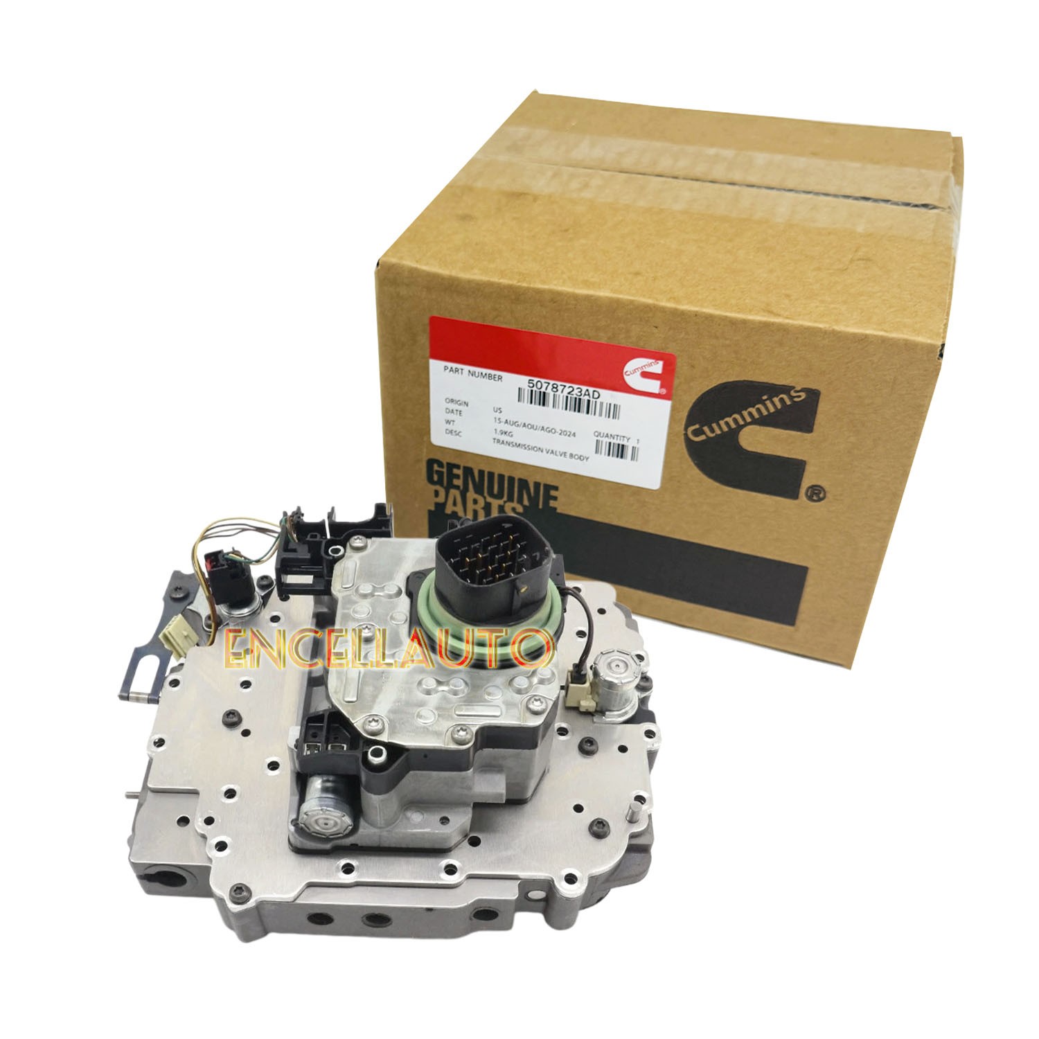 62TE 6-Speed Complete Valve Body w/ Solenoid for Chrysler Dodge Jeep 5078723AD
