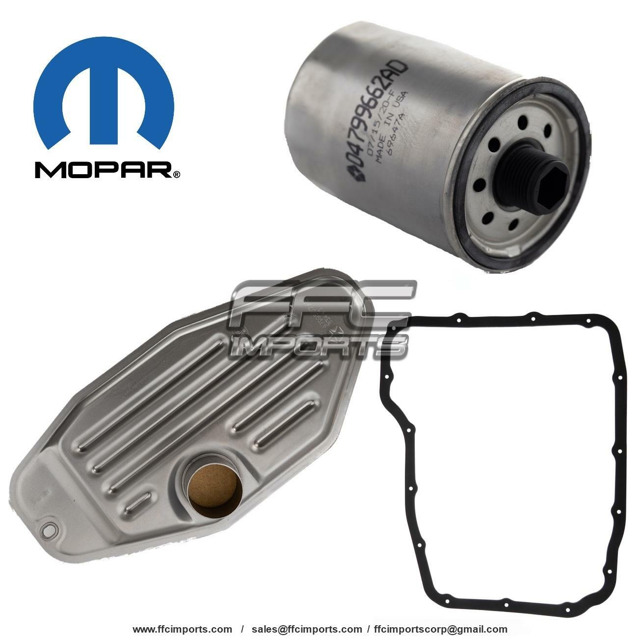 45RFE 545RFE 65RFE 66RFE 68RFE MOPAR 4WD FILTER KIT W/ Pan Gasket 99-UP for RAM
