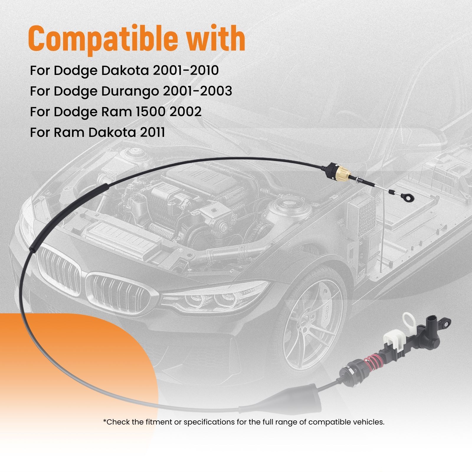 Automatic Trans Shift Cable for Dodge Dakota/Durango 2001-2010 52110005AB