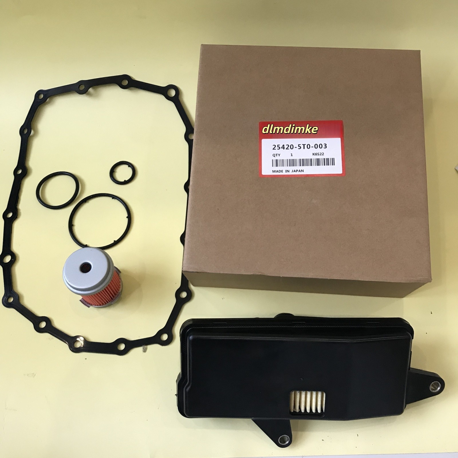 NEW 25420-5T0-003 Black Auto Transmission Filter Kit For Honda Civic Fit HR-V
