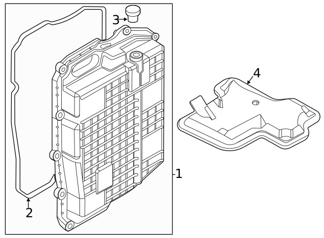 Genuine Ford Side Cover JM5Z-7G004-A