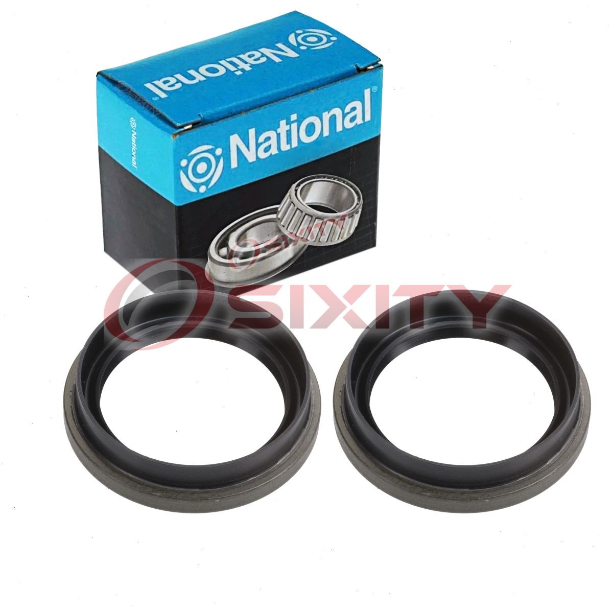 2 pc National Front Inner Wheel Seals for 1973-1974 Dodge P200 Van Driveline in