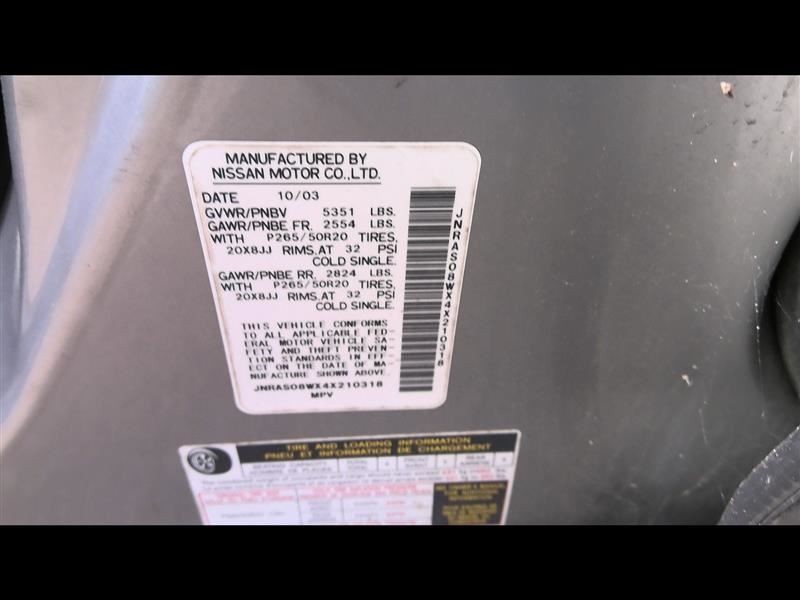 Transfer Case Automatic Transmission Fits 03-08 INFINITI FX SERIES 1036168