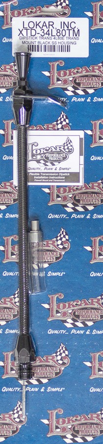LOKAR XTD-34L80TM Midnight Series Hi-Tech Flexible Transmission Dipstick for