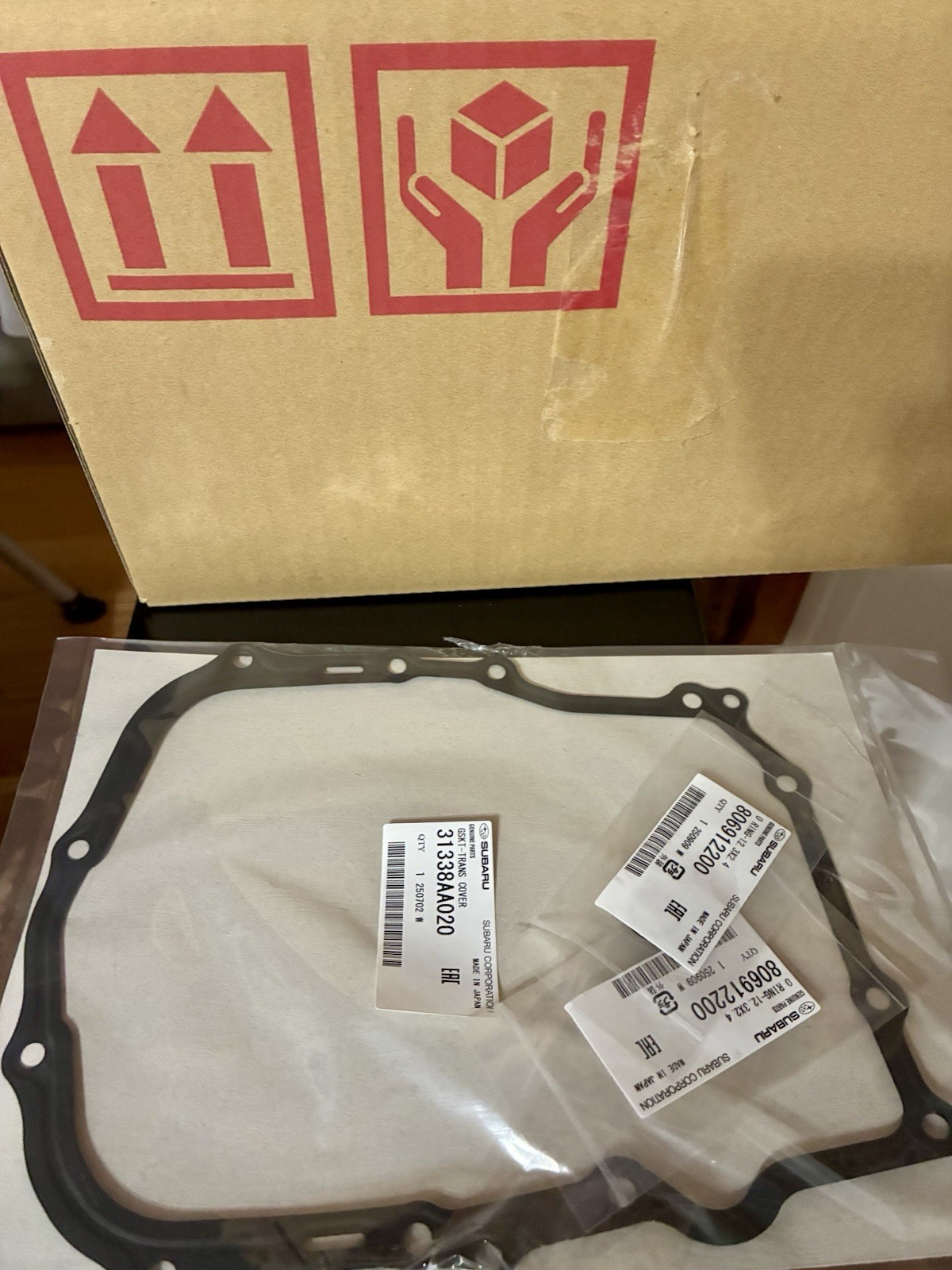 Subaru Valve Body, Gasket And O-Rings!! Part# 31825AA055
