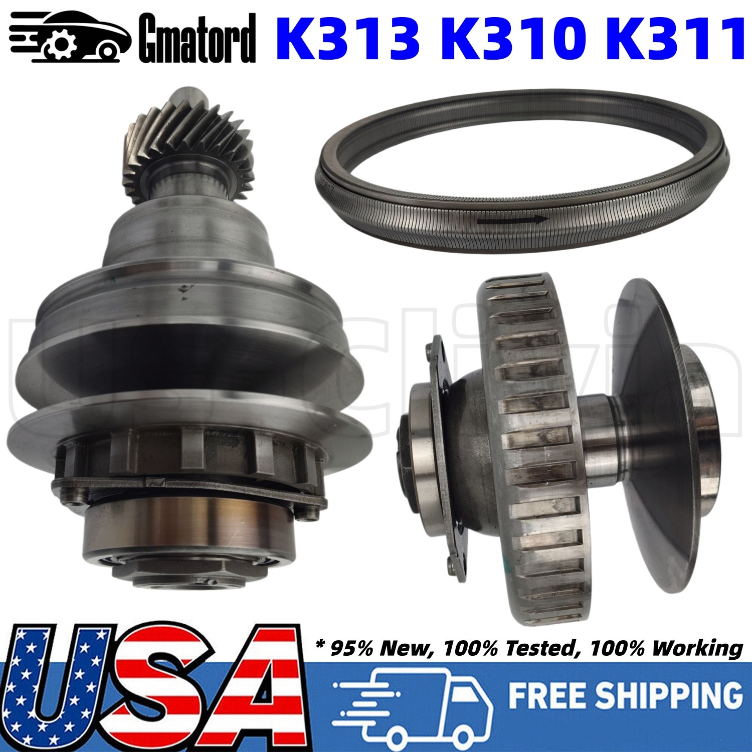 K310 K311 K313 CVT Transmission Pulley Belt Chain Kit For Toyota Corolla Ractis