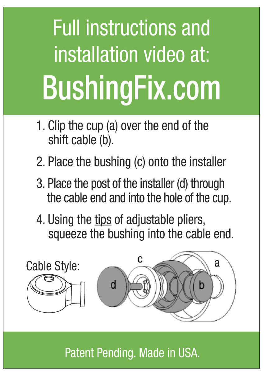 Buick Terraza Shift linkage bushing – EASY INSTALLATION