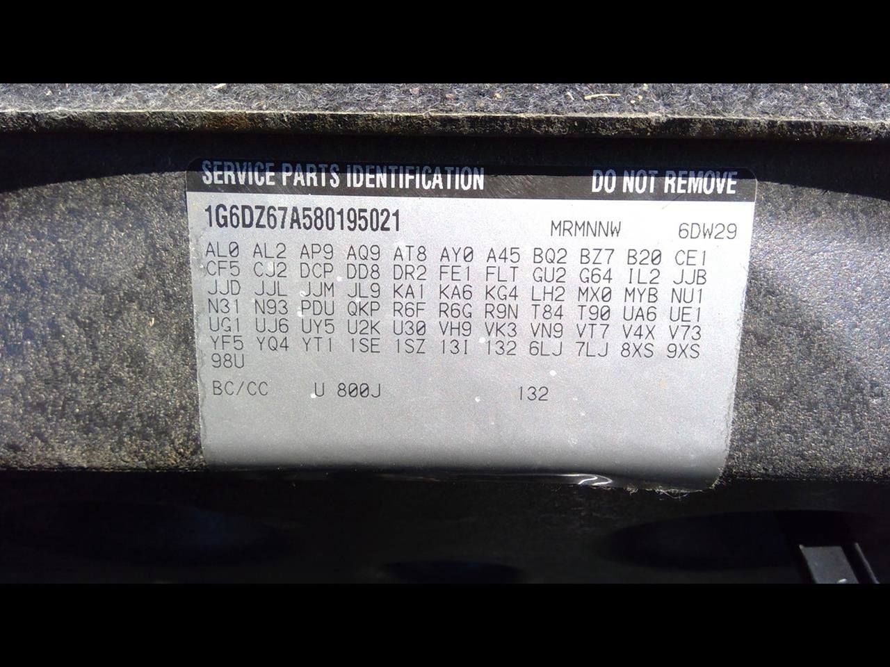 2008 08 CADILLAC SRX 6 Spd Automatic Transmission 4.6L RWD 17803860