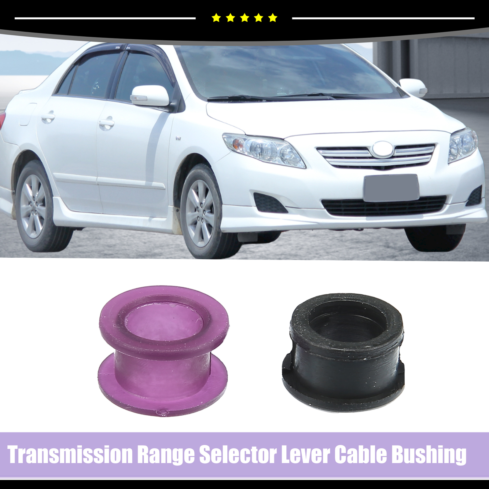 2 Set Transmission Shifter Bushing 33820-02370B fit for Toyota Corolla 2003-2008