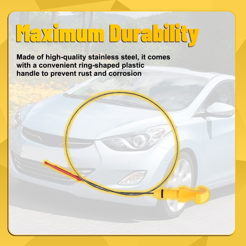 Pack of 1 For Hyundai Elantra 2011-20 Car Oil Dipstick 26611-2E021 26611-2E022