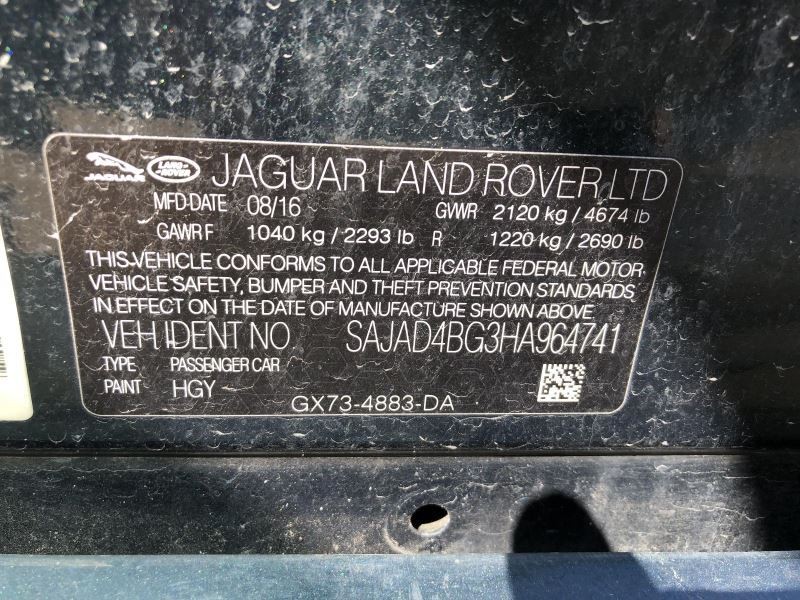 Automatic Transmission 2017 Jaguar XE 74k fits 2.0L Gasoline RWD 1047801