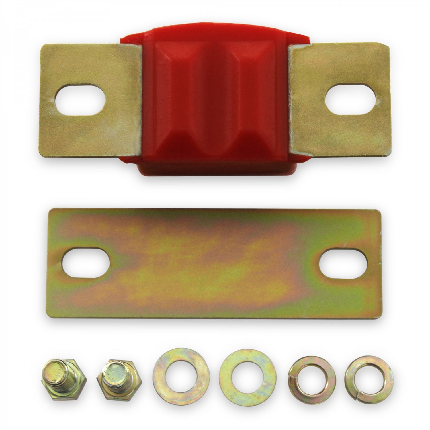 Red Polyurethane GM BBC SBC V6 V8 Transmission Mount Kit For TH350 TH400 700R4
