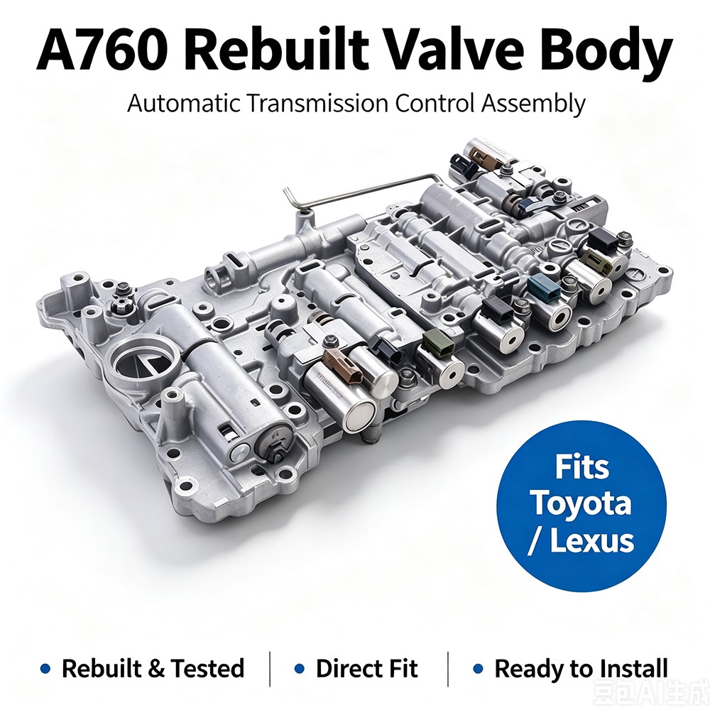 A760 Transmission Valve body W/ Solenoids Fits Lexus IS350 GS350 GX460 USA