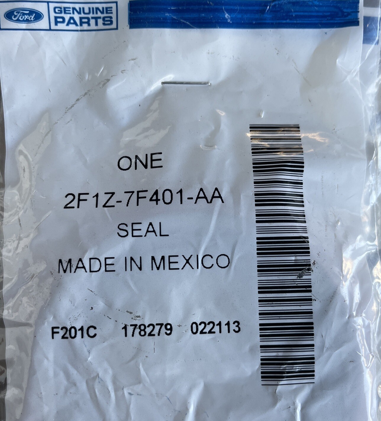 Genuine Ford Converter Seal 2F1Z-7F401-AA