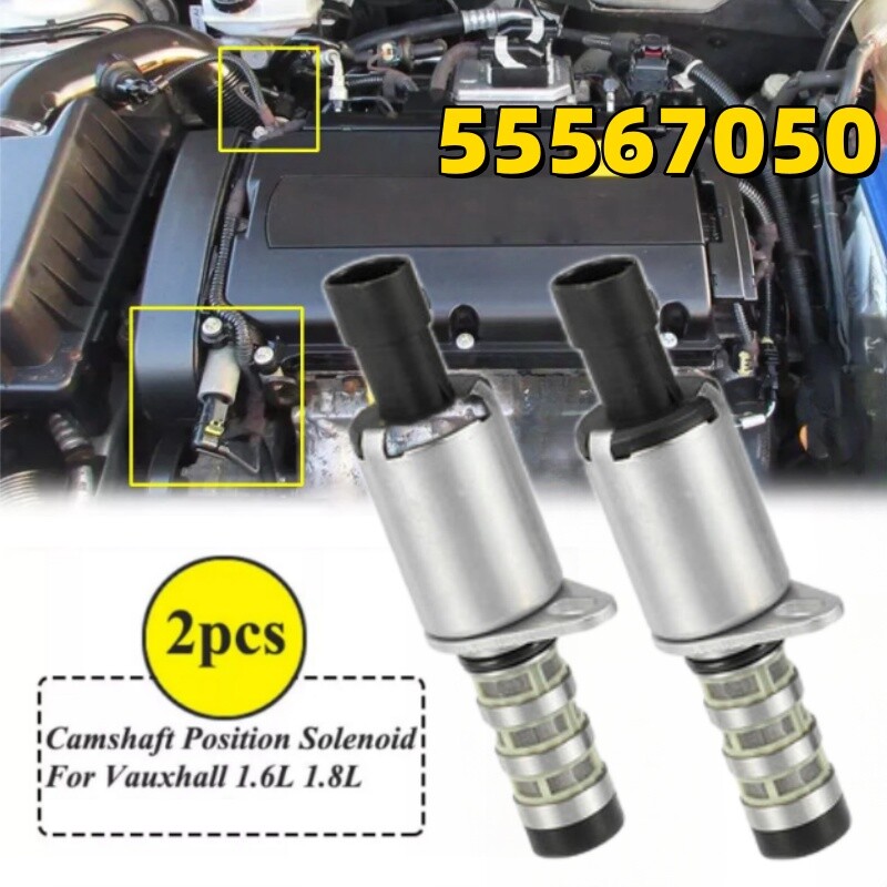2PCS VVT Variable Valve Timing Solenoid for Chevrolet Cruze Sonic 1.8L #55567050