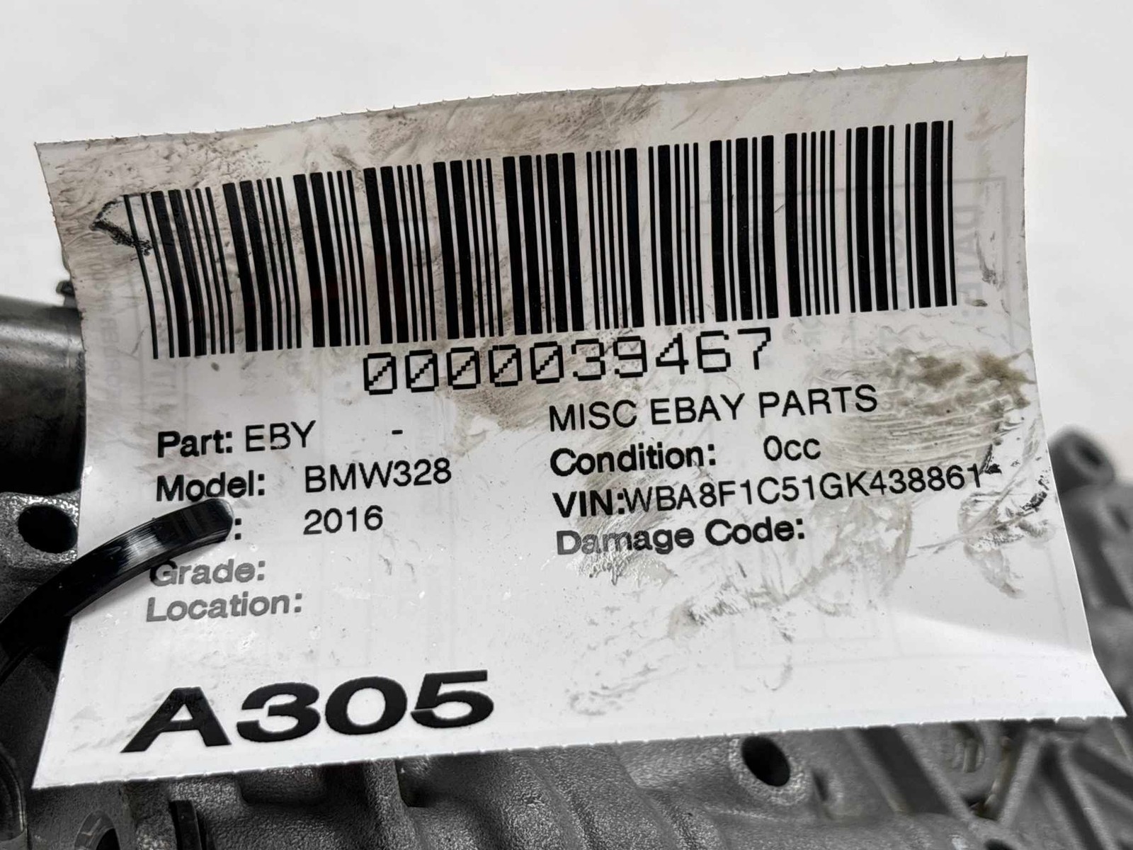 2012- 2018 BMW F30 328d 328 Automatic Transmission Valve Body OEM