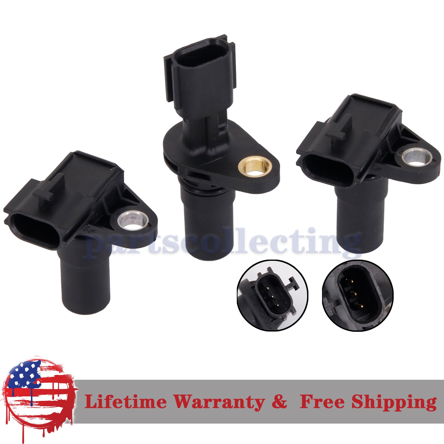 For Nissan Altima Infiniti CVT CVT7 RE0F11A JF015E Input Output Speed Sensor USA