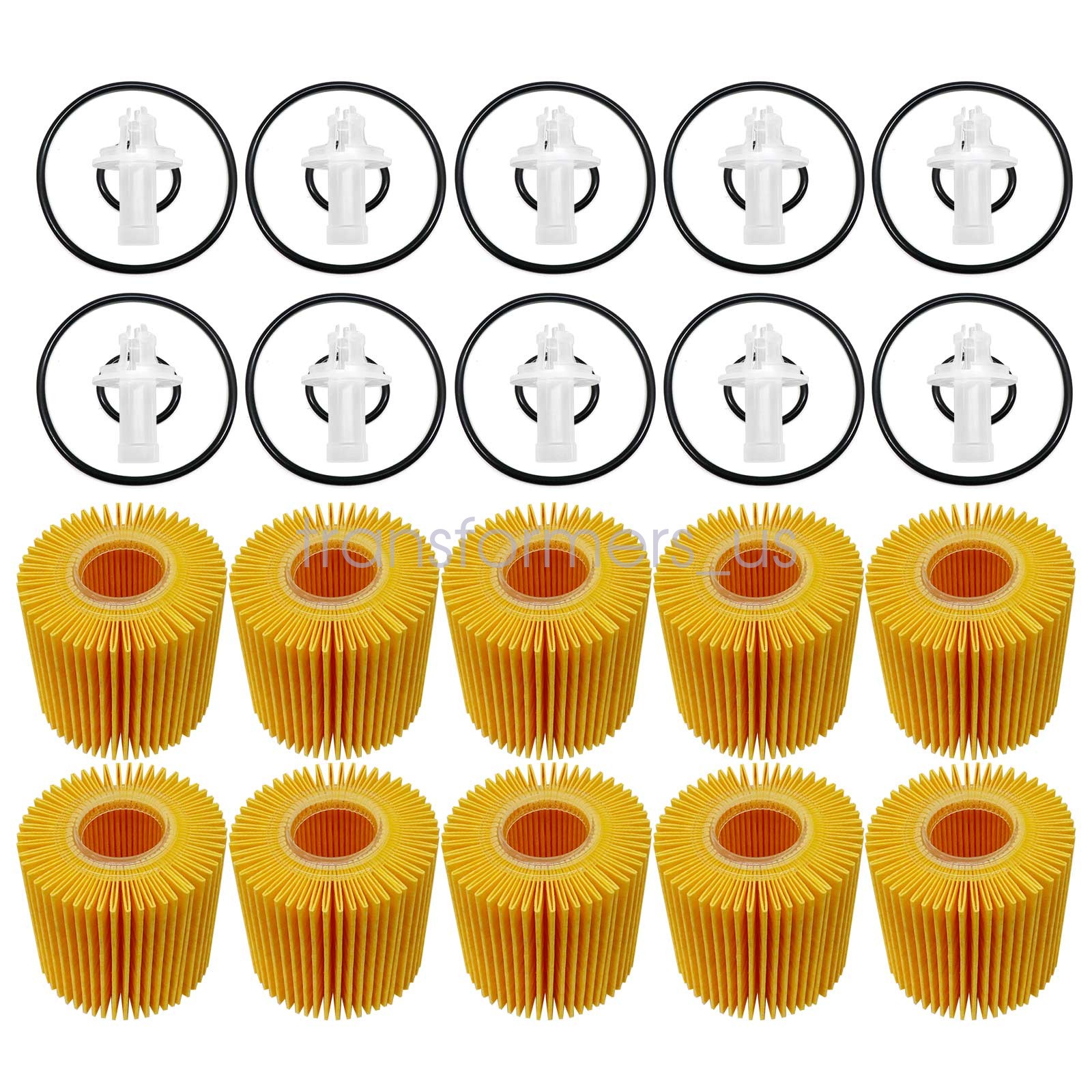 10set Engine Oil Filter for Toyota Camry Sienna Highlander RAV4 2.5L 2.7L 3.5L