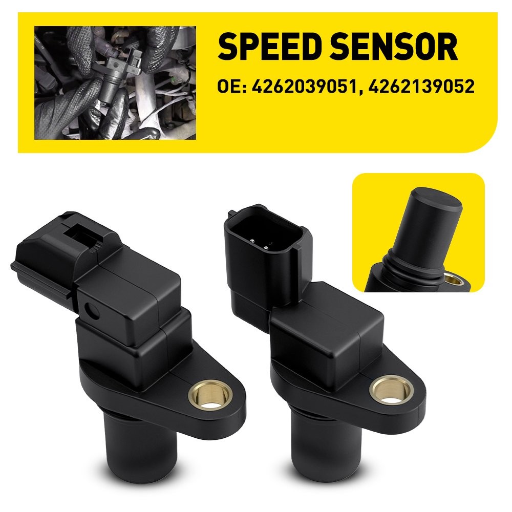 Set 2 Trans Input & Output Speed Sensor For 2001-2007 Hyundai Elantra Santa Fe