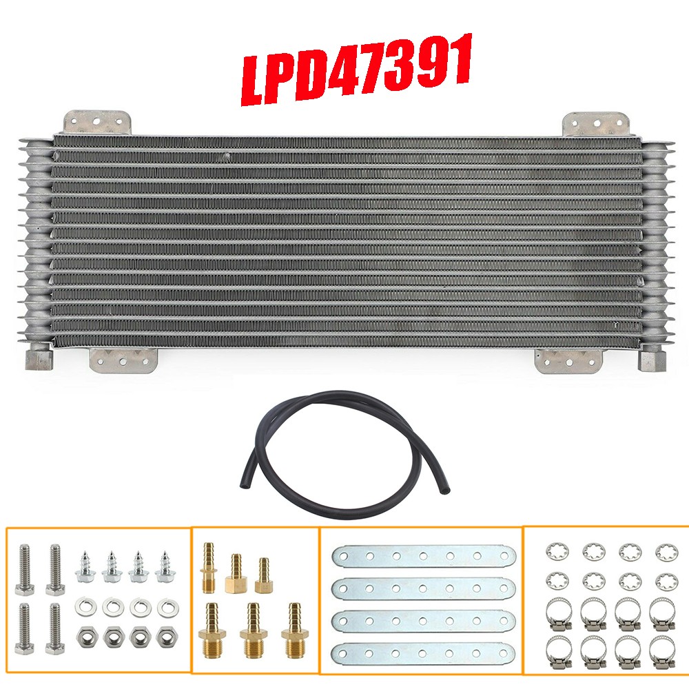 Transmission Oil Cooler & Thermal Bypass Valve Kit For Chevrolet GMC LPD47391