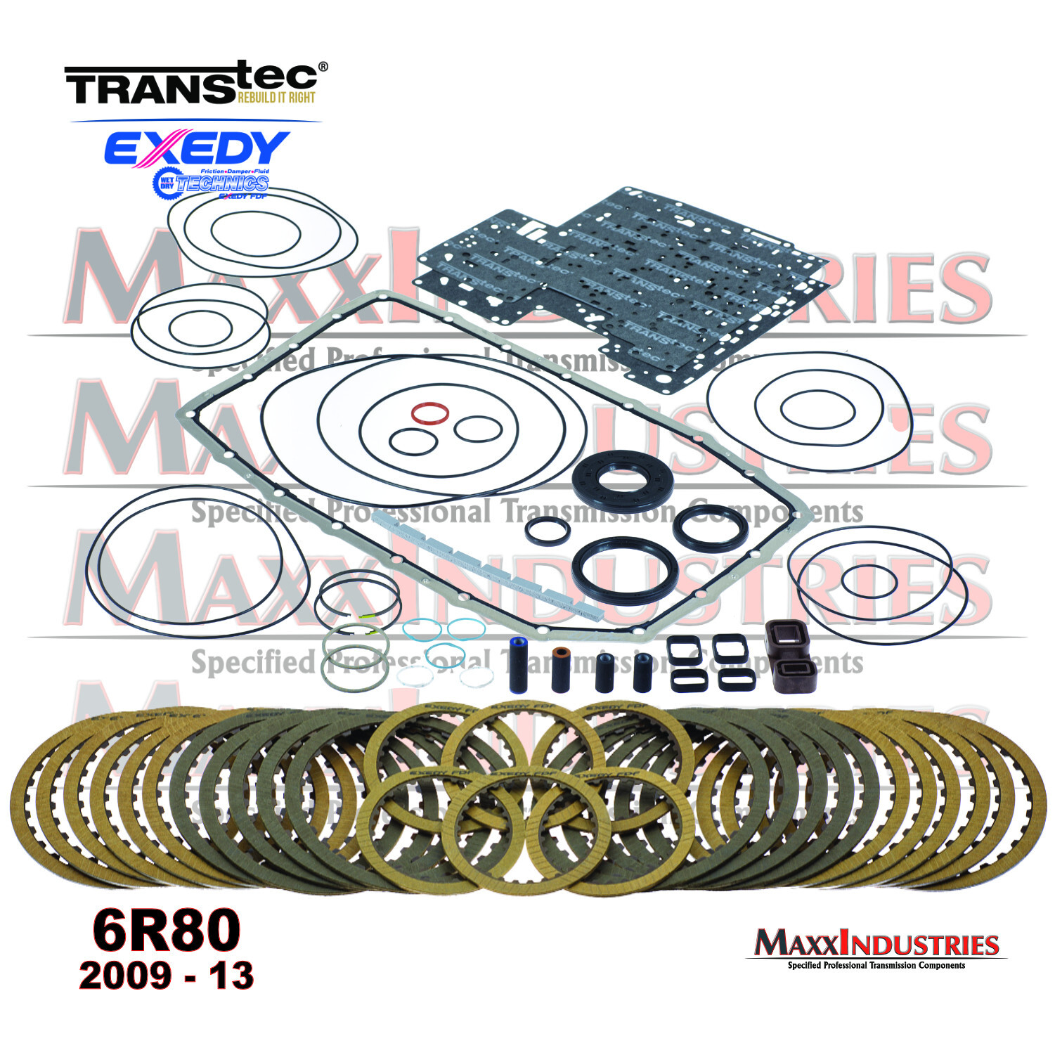6R80 Ford Transmission Rebuild Kit Transtec 2009-13 F150 Expedition Explorer