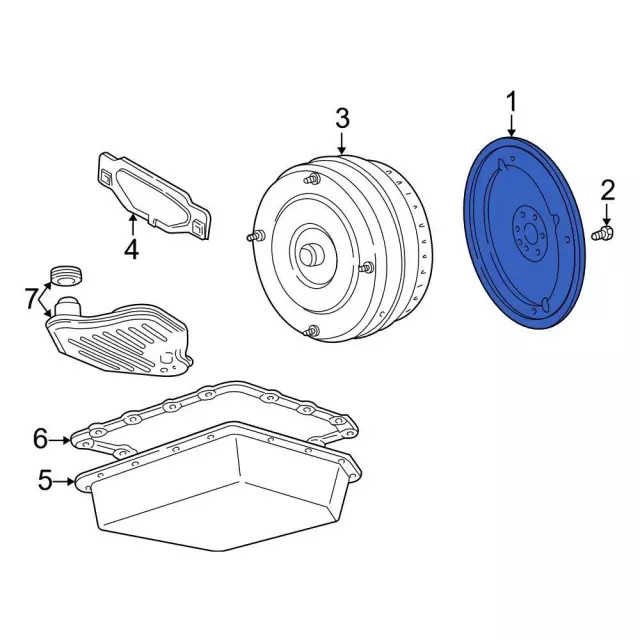 Genuine Ford Automatic Transmission Flex-Plate 4W7Z6375AA