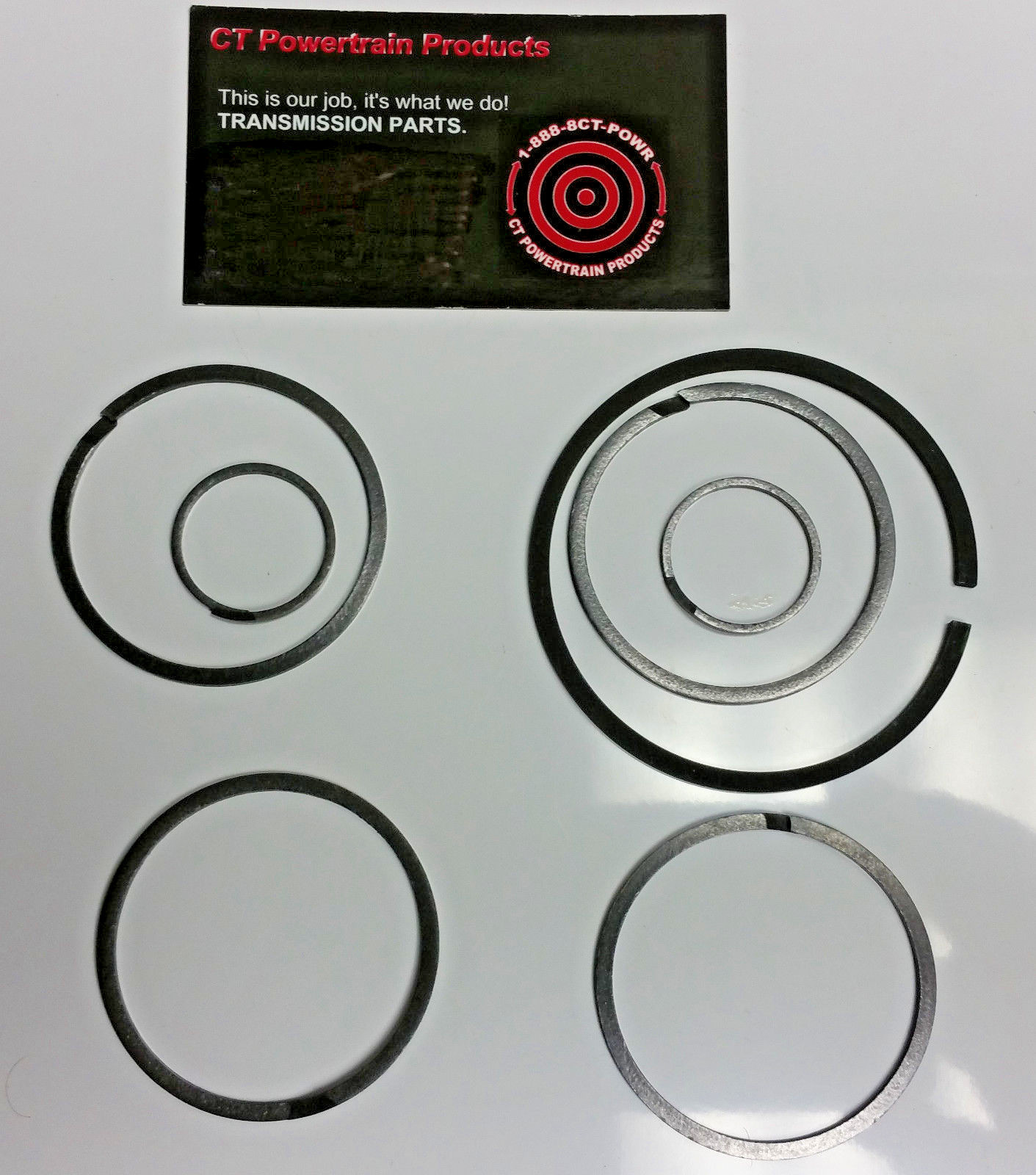 Aluminum Powerglide Sealing Ring Kit High Performance 1 Metal 6 Tef 1962-1973