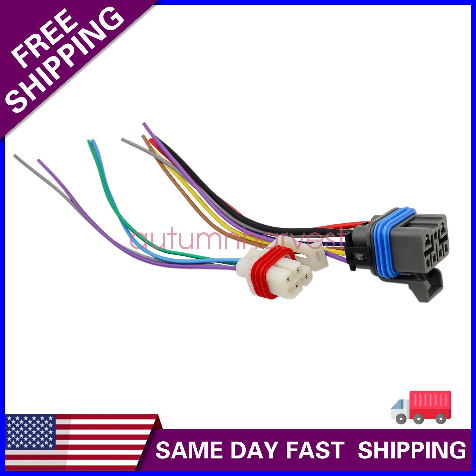 For Chevrolet S10 LS Extended 2000 Neutral Safety Switch Connector 7PIN &4PIN
