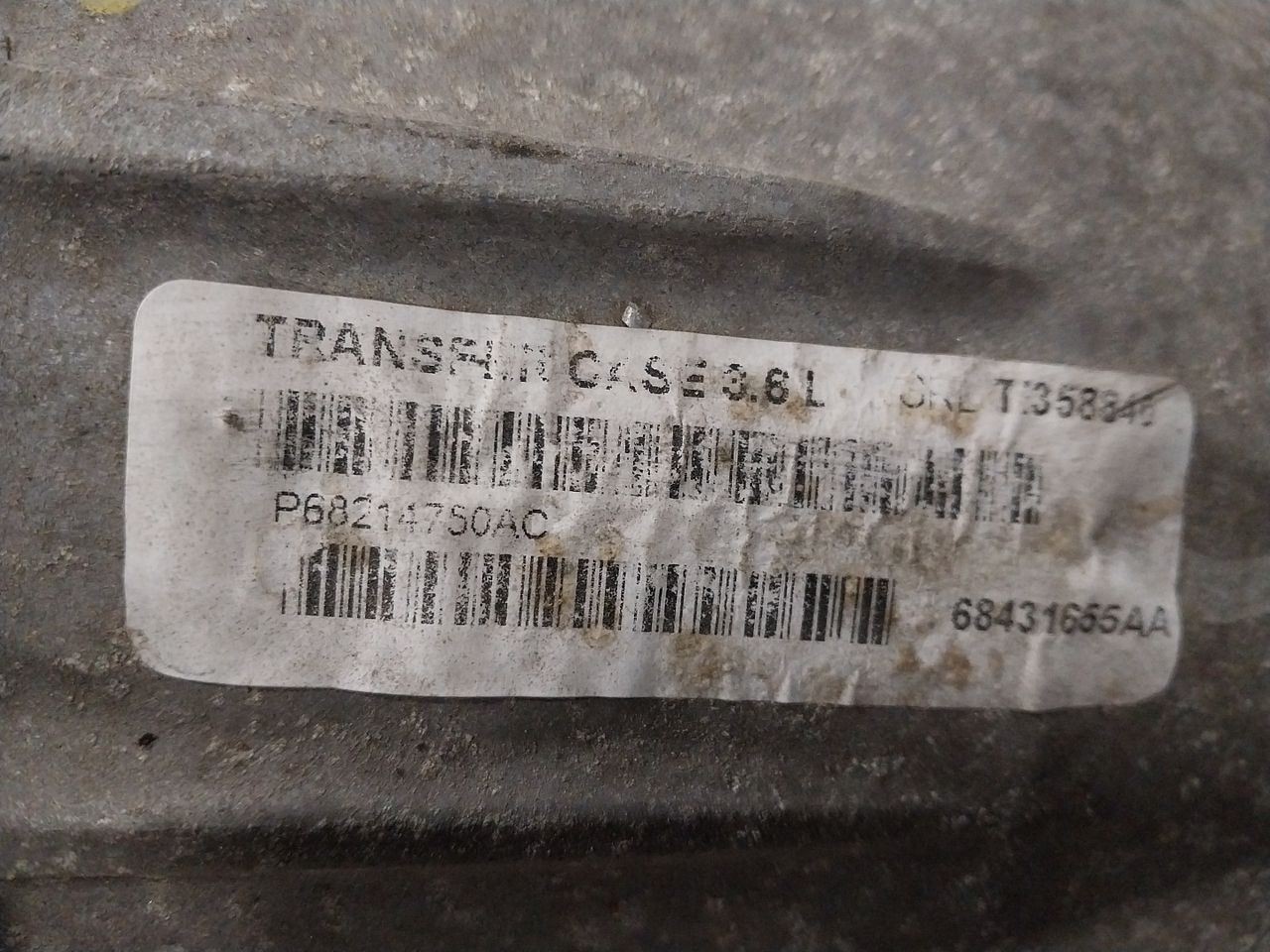 Transfer Case 3.6L Fits 15-23 300 3006371