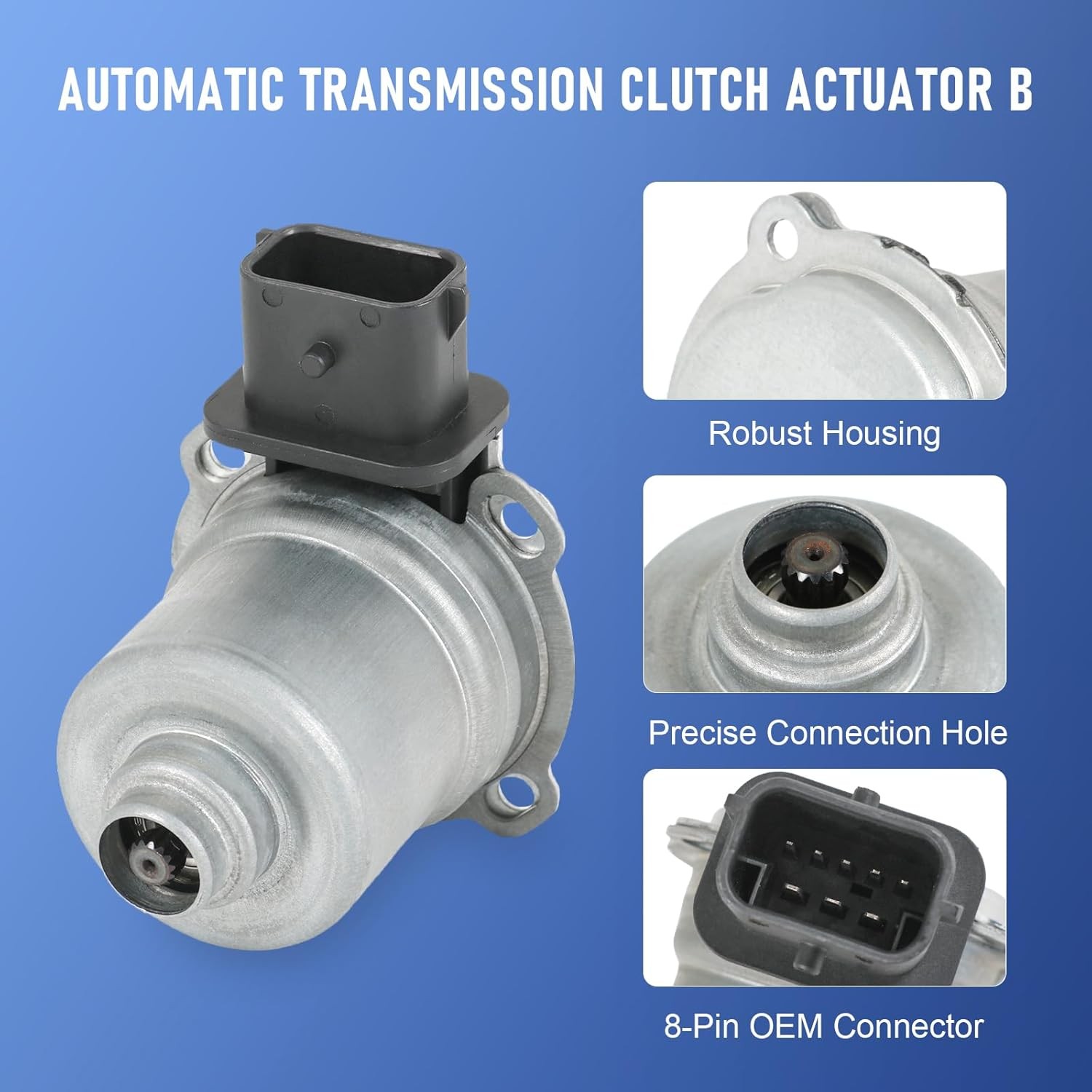 2 Pcs Automatic Transmission Clutch Actuator For Ford Fiesta Focus 2011-2017