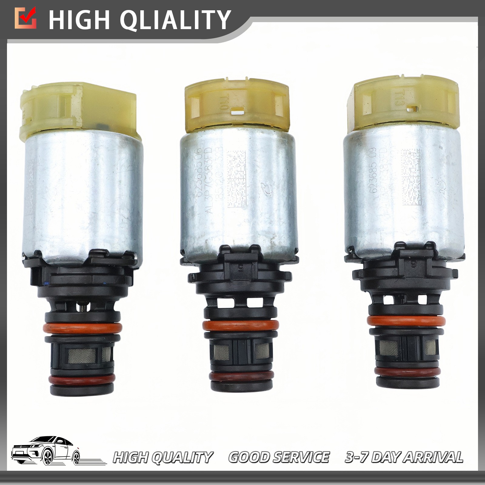 7x Transmission Solenoid Kit Fits for 2008 2009 2010 2011 Ford Escape 6F35 USA
