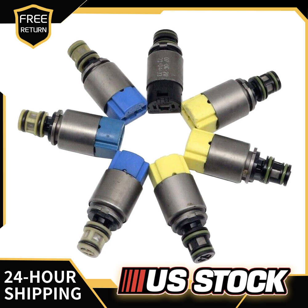 7 PCS Solenoid KIT ZF6HP19 6HP26 Transmission solenoid valves 1068298044 For BMW