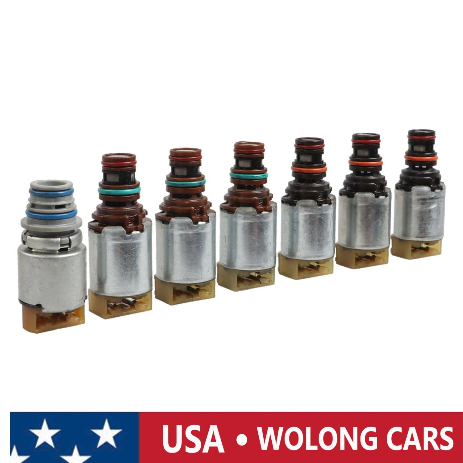 7xTransmission Solenoid Kit for 2008 2009 2010 2011 Ford Escape 6F35 USA