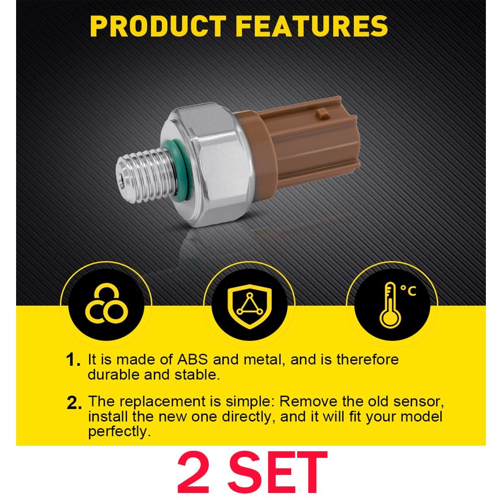 28600-RPC-013 Transmission Oil Pressure Switch Sensor 2X For Honda Civic 2006-11