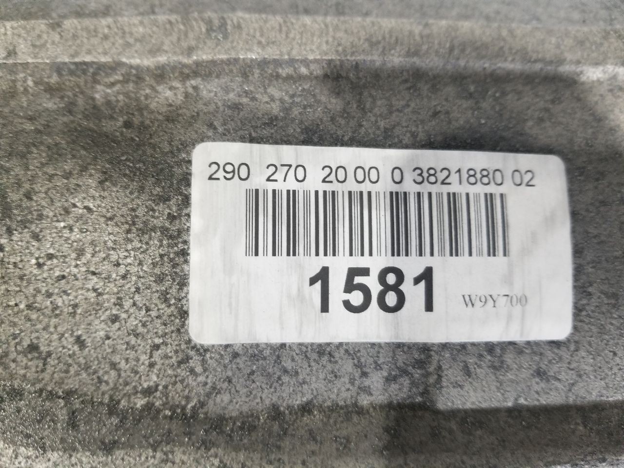 Automatic Transmission 290 Type 9 Speed 3.0L 2021 MERCEDES AMG GT 43 GT43 30K