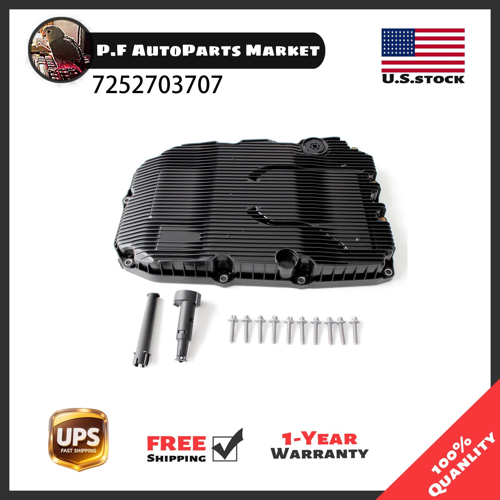 Trans Fluid Pan Kit 725 270 37 07 Fits Mercedes-Benz GLC GLE SLC 2015-2020