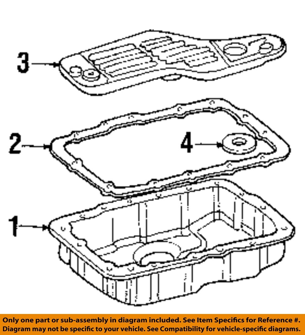 FORD OEM 02-10 Aviator Transmission Components-Trans Pan Gasket 1L2Z7A191BA