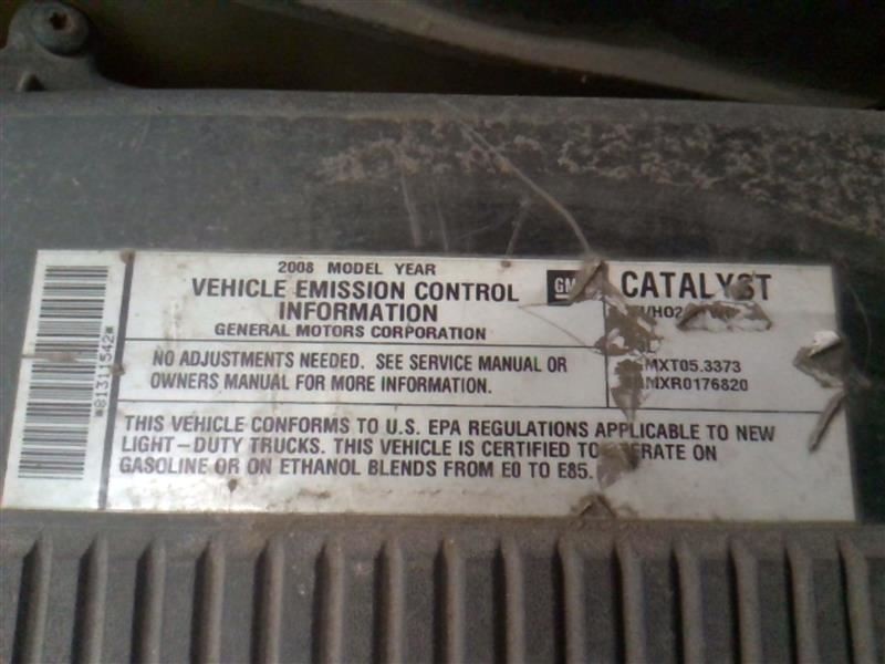 SILVERADO 2008 Automatic Transmission Oil Cooler 1436648