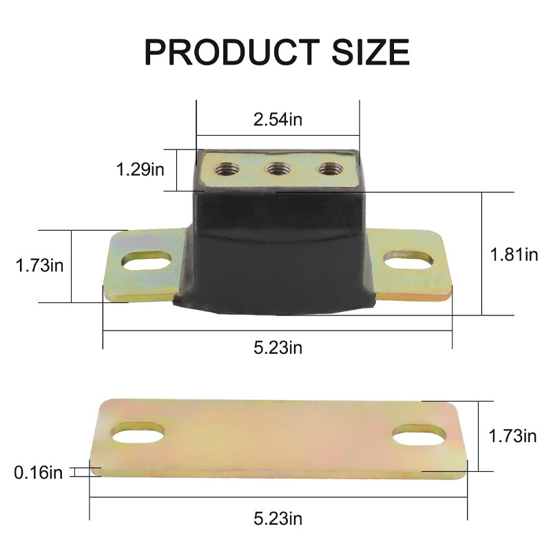 ⬆️Polyurethane For GM Swap Transmission Mount Kit Fit 4.8 5.3 6.0 4l60e 4l80e
