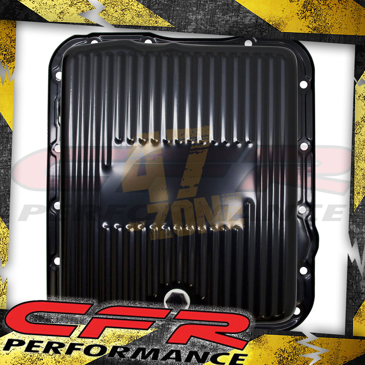 For Chevy Gm 700R4-4L60E-4L65E Steel Transmission Pan (Deep Sump) – Edp Black