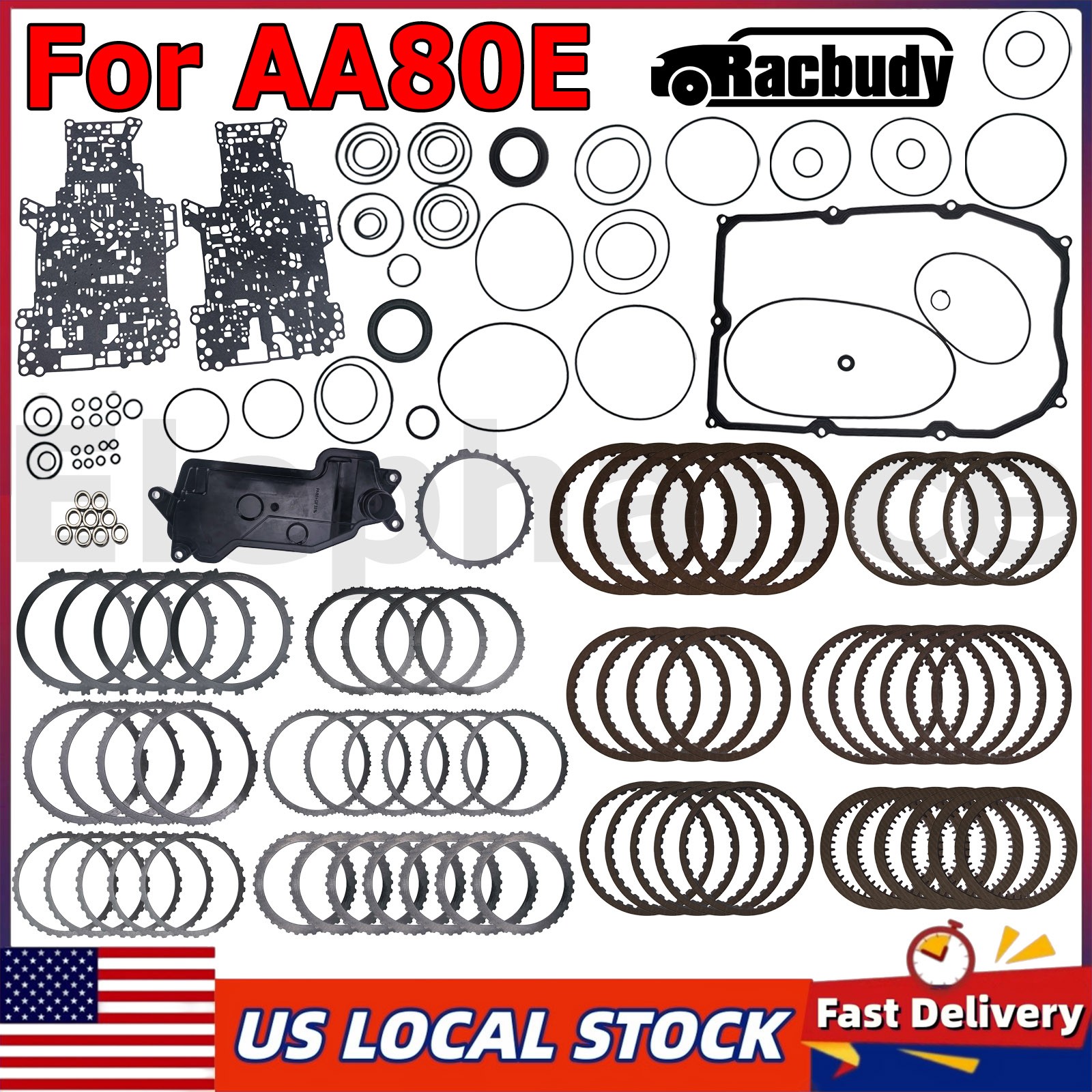 AA80E TL-80SN Transmission Master Rebuild Kit For Lexus GS350 GS460 IS350 Toyota