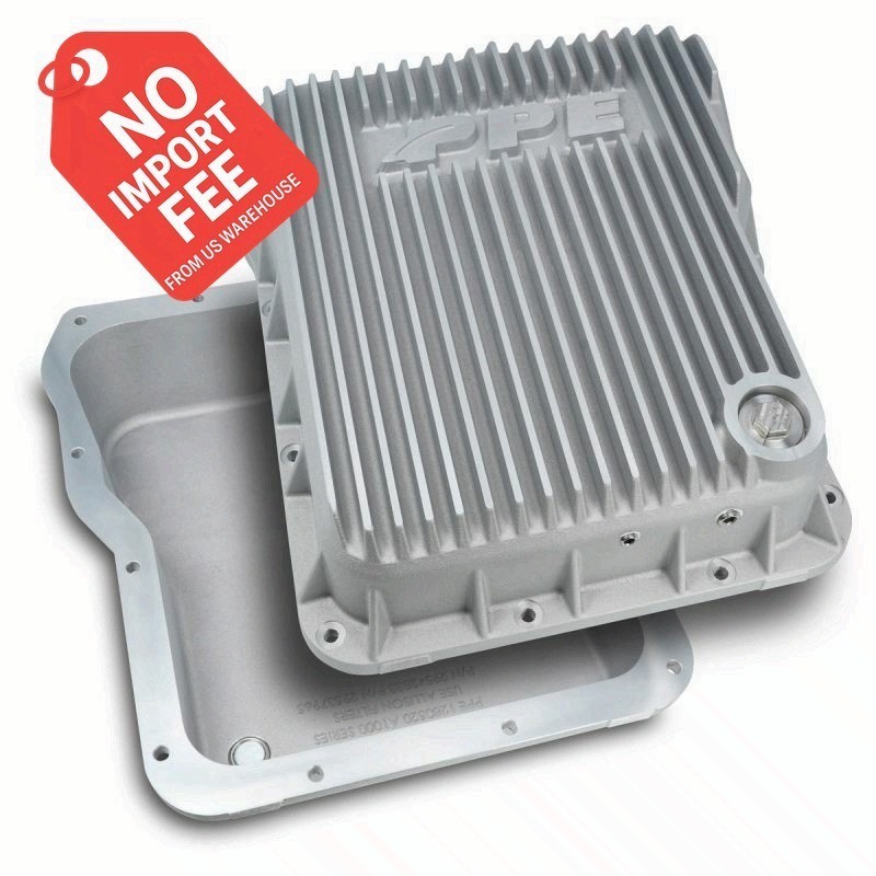 PPE Standard Profile Raw Transmission Pan For 01-19 GM 6.6L Diesel W/ Allison