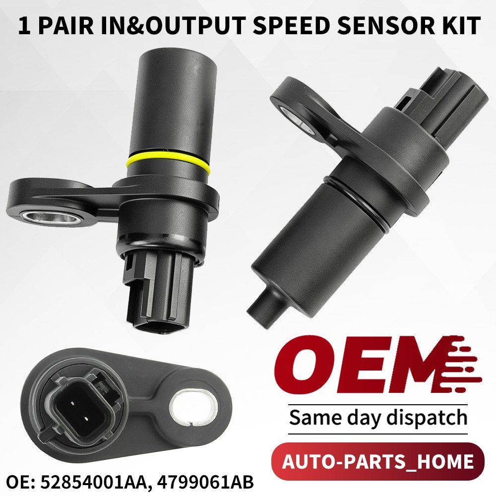 2PCS 42RLE Transmission In&Out Speed Sensor For Chrysler 300 Dodge Challenger