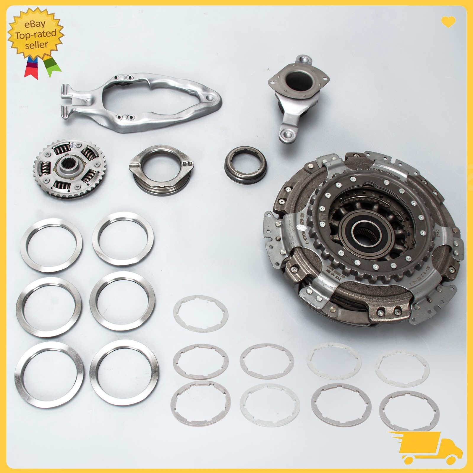 7 Speed DSG Dual Clutch DQ200 Kit For Jetta A3 1.2T 1.4T 1.8T 0AM 198140L