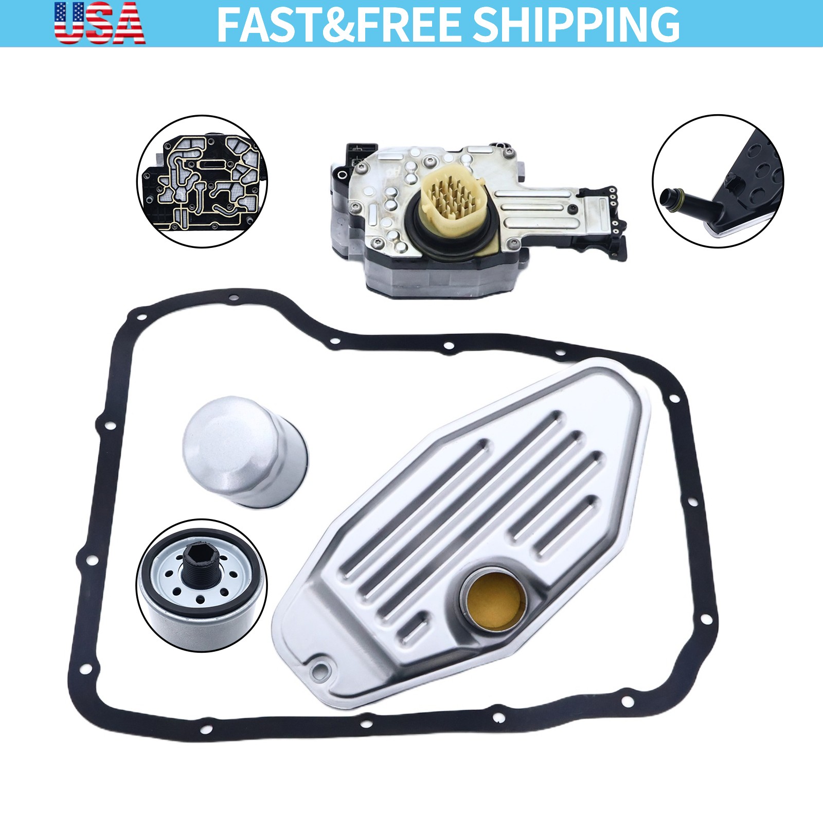 Transmission Shift Solenoid Kit For Chrysler Dodge Jeep Ram 4.7L 5.7L 68002342