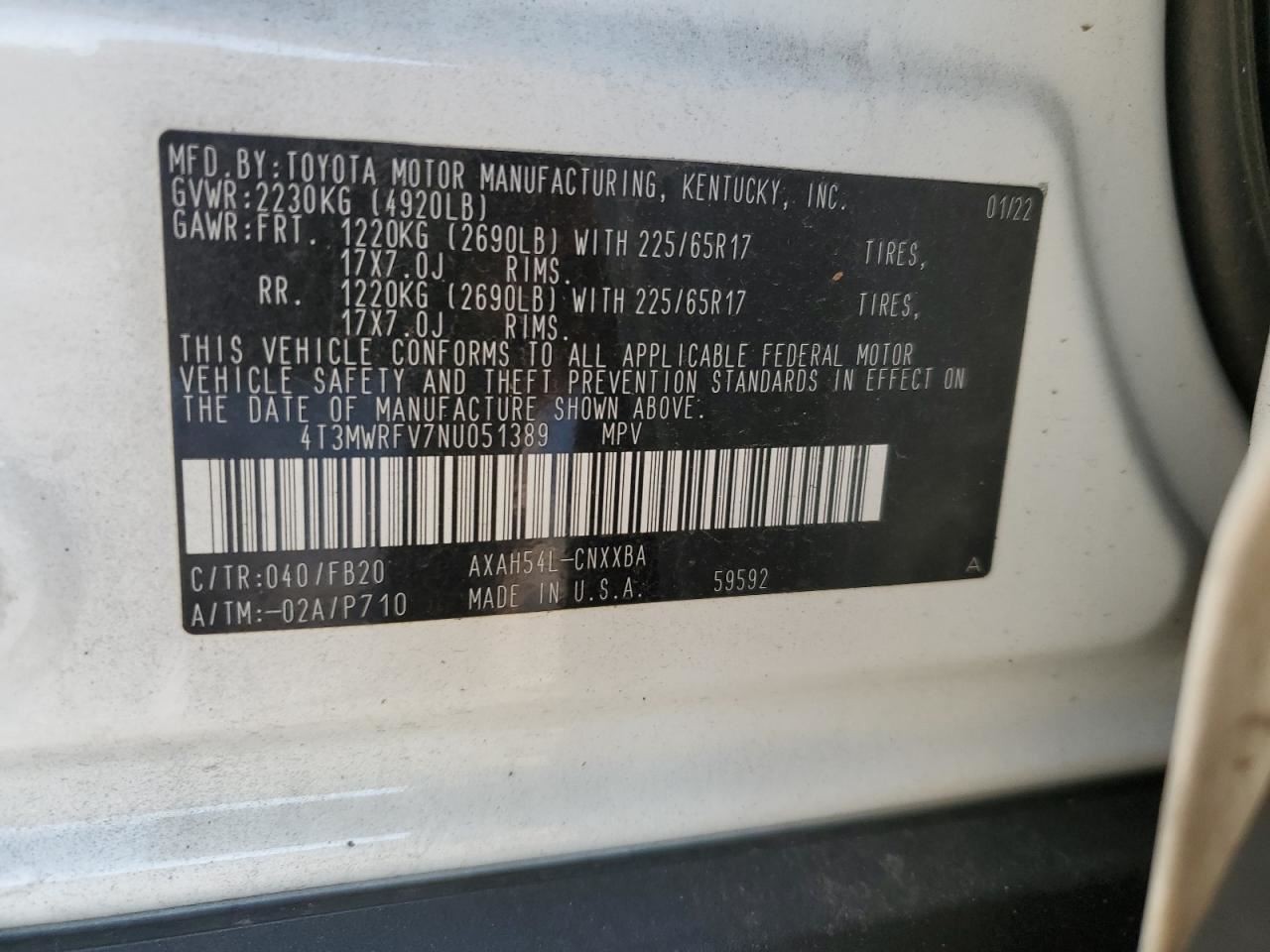 Automatic Transmission A25AFXS Engine Hybrid Fits 19-23 RAV4 1927793