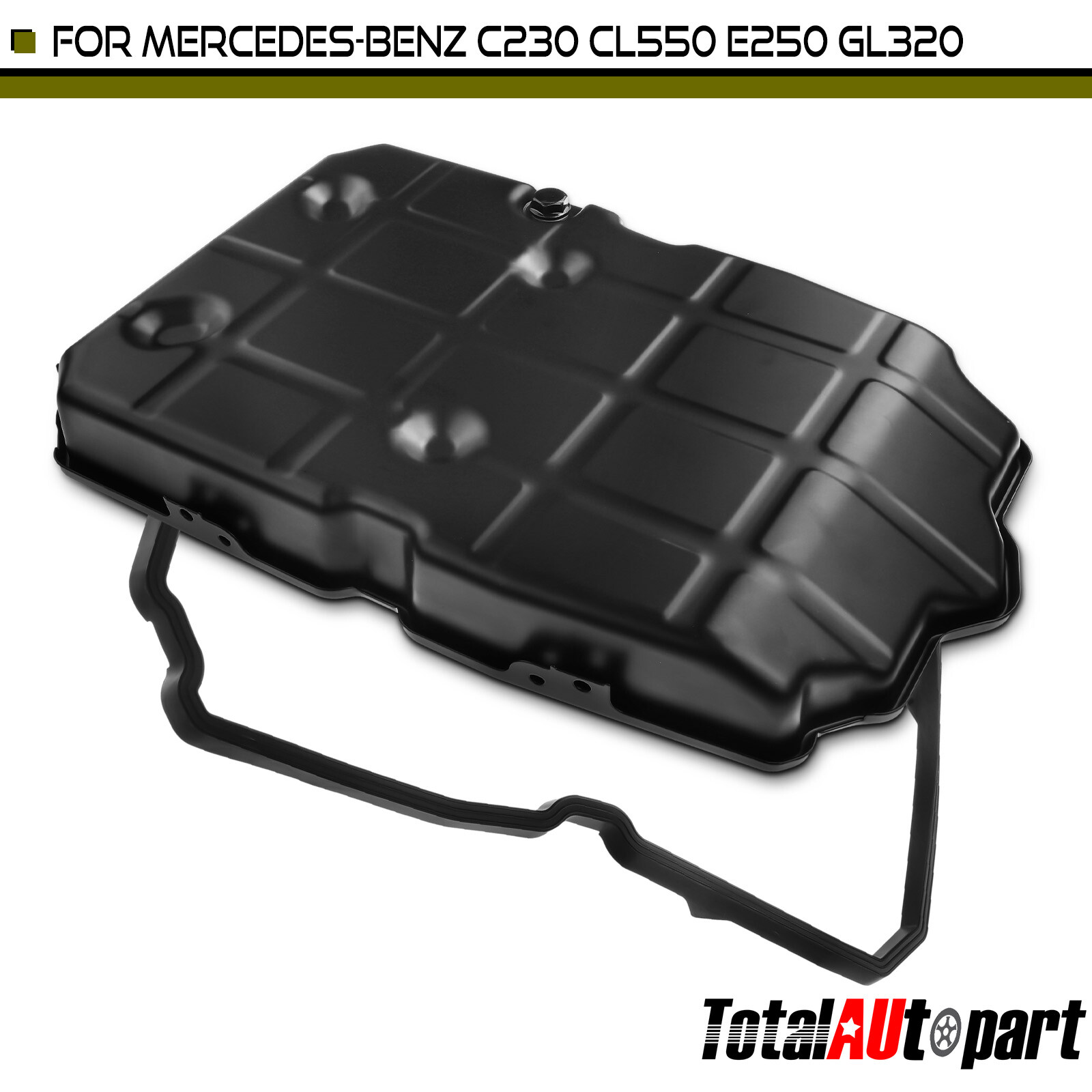 Transmission Oil Pan w/ Gasket for Mercedes-Benz C230 CL550 GL320 E250 Metris