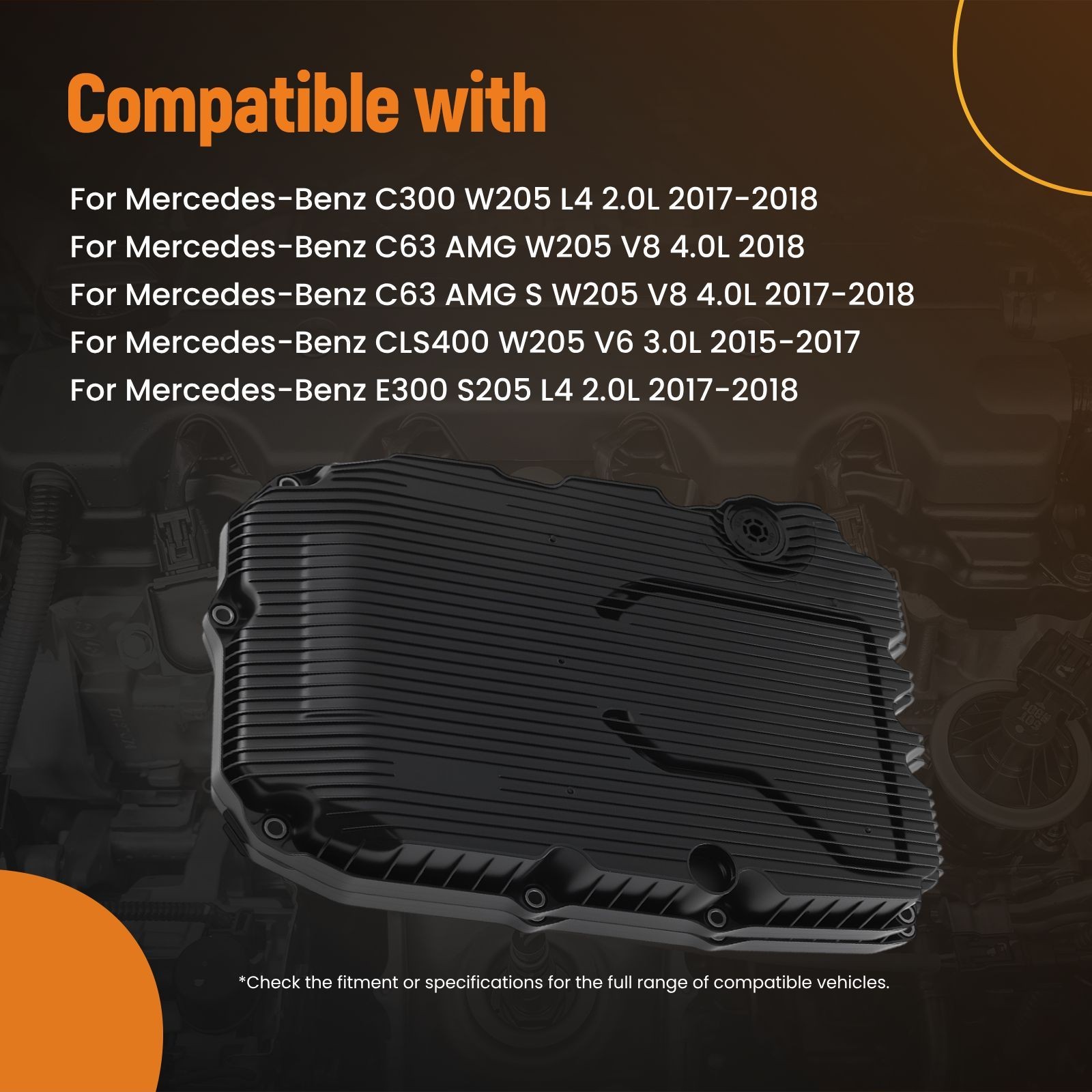 Auto Transmission Oil Pan for Mercedes-Benz SLC300 R172 L4 2.0L 2017